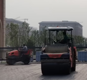 郑州沥青路面彩色沥青施工技术（三）