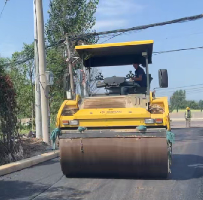 高粘高弹改性沥青路面施工，重载抗变形，长期通车零病害